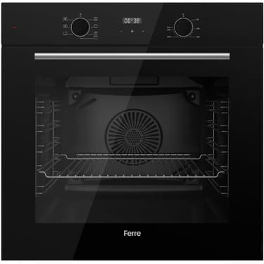 Ferre Flowart-Sılentart Serisi Siyah Set (SC405-WFA + QBL63CS +D063-SA ) - Döküm Izgara / 65 cm Ocak 4