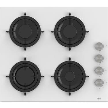 Ferre Steamart-Fryart-Sılentart Serisi Beyaz Set (CS206 + QEP64CB +D078-SA) - Emaye Izgara 2