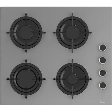 Ferre Steamart-Fryart-Sılentart Serisi Gri Set (CS208-FA + QEP64CPR +D082-SA) - Emaye Izgara / Kademeli Musluk 2