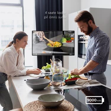 THOMSON Go Plus Taşınabilir Android 32" 81 Ekran 4K Ultra Hd Dokunmatik, Döndürülebilir, Tekerlekli, Dahili Hoparlörlü Tablet 32UE5M45 8