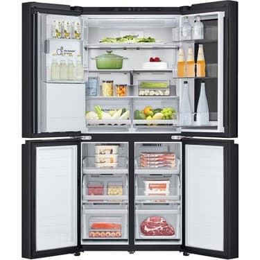 LG Instaview GC-G22FFQYJ Gardırop Tipi No Frost Buzdolabı | Yapay Zeka Destekli | 508 Litre | Mat Siyah 2