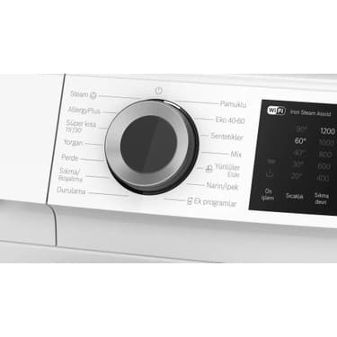 Bosch WGK252Z0TR Çamaşır Makinesi 10 kg 1200 Devir Beyaz 3