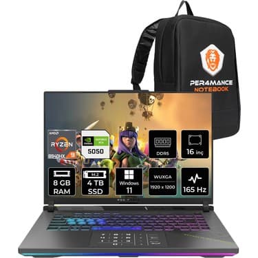 Asus Rog Strix G16 Amd Ryzen 9 8940HX 8gb 4tb SSD RTX5050/8GB 16\ 2