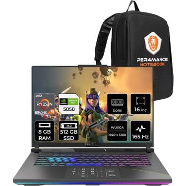 Asus Rog Strix G16 Amd Ryzen 9 8940HX 8gb 512GB SSD RTX5050/8GB 16\ 2