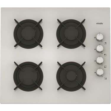 Vinola Dijital Beyaz Camlı Dokunmatik ve Teleskopik Düğmeli 6+1 Fonksiyon Ankastre Set 4