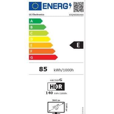 LG 65QNED80A6A 65'' 165 Ekran Uydu Alıcılı 4K Ultra HD webOS QNED TV 5