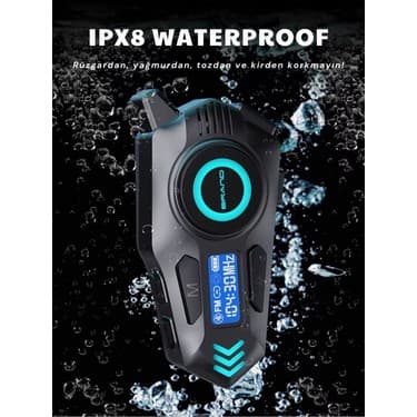 Wearfitpro K09 Intercom Bluetooth Motosiklet Kask Kulaklığı Intercom Kulaklık 2