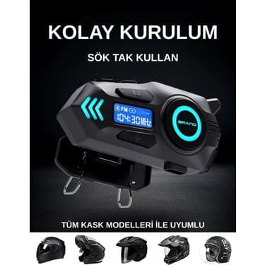 Wearfitpro K09 Intercom Bluetooth Motosiklet Kask Kulaklığı Intercom Kulaklık 3