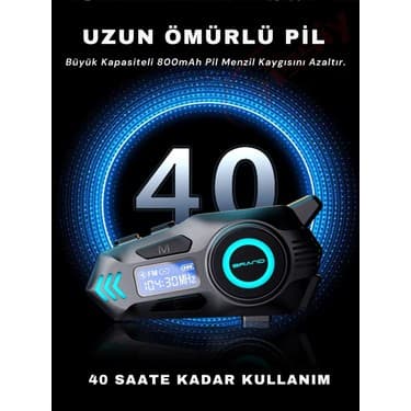 Wearfitpro K09 Intercom Bluetooth Motosiklet Kask Kulaklığı Intercom Kulaklık 4