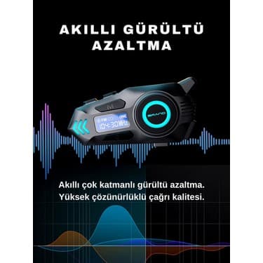 Wearfitpro K09 Intercom Bluetooth Motosiklet Kask Kulaklığı Intercom Kulaklık 5