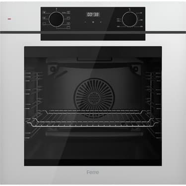 Ferre Fryart Artline QEP63CB - CS206-FA - D078-SA 7 Prog. Dijital Turbo Ankastre Set - Beyaz 2