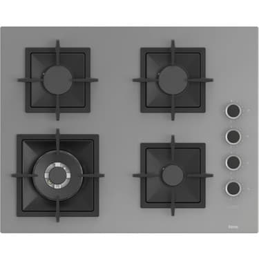 Ferre Fryart Artline Steam QEP64CPR - SC408-WFA - D065-SA 9 Prog. Dijital Turbo Ankastre Set - Gri 3