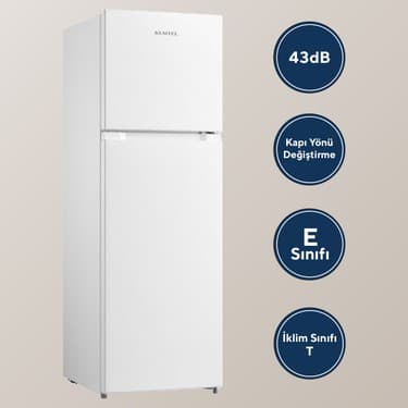 Kumtel Çift Kapılı No Frost Buzdolabı 266L HTMF-270 4