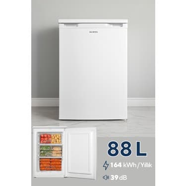 Kumtel 3 Çekmeceli Dikey Derin Dondurucu 88L HFR-100 4
