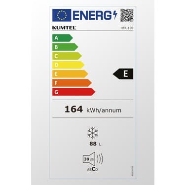 Kumtel 3 Çekmeceli Dikey Derin Dondurucu 88L HFR-100 8