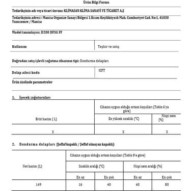 Şenocak D 200 Dfsg Şenocak Düz Sürgü Camlı Sandık Tipi Muhafaza Derin Dondurucu Gıda Içecek Saklama 3