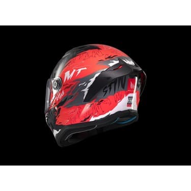 Mt Helmets Kask mt Stınger Ardent C5 Parlak Siyah/kırmızı 2
