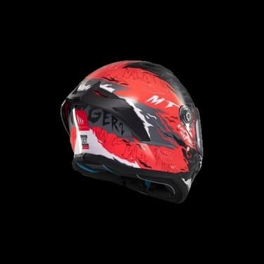 Mt Helmets Kask mt Stınger Ardent C5 Parlak Siyah/kırmızı 3