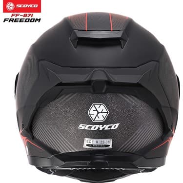 Scoyco FF-871 Freedom Full Face Motosiklet Kaskı 3