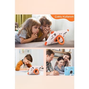 Torima T15 Beyaz 4gb +128 GB Tablet Çocuk Tableti Kılıf Hediyeli 5