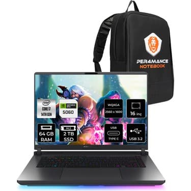 Asus Rog Strix G16 Intel Core I7 14650HX 64GB 2tb SSD RTX5060/8GB 16\ 2