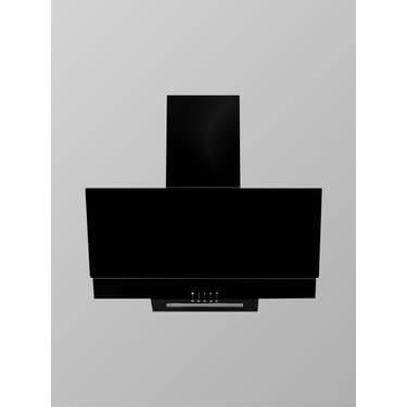 Exep ED-401 Siyah Cam Davlumbaz Duvar Tipi Eğimli Tasarım 60 cm 450 m³/h Hava Debisi 2