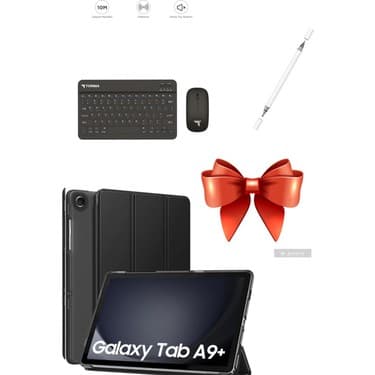Samsung Galaxy Tab A9 Plus 8 256 GB 11 Inç 1920 x 1200 Tablet Tablet+Kılıf+Kalem+Klavye+Mouse+wıreless kulaklık 3