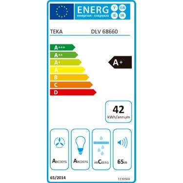 Teka Dlv 68660 Wh Tos 60 cm Duvar Tipi Beyaz Davlumbaz 2