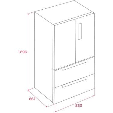 Teka RFD 77825 GBK EU Solo Buzdolabı 3