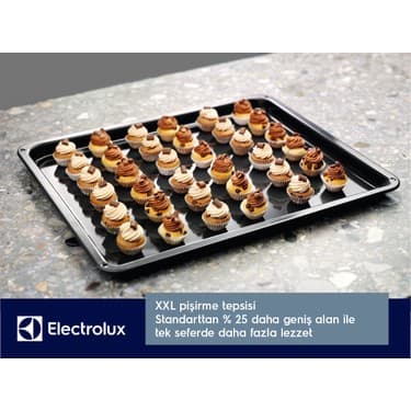 Electrolux EOD6F77WV 600 Serisi Steambake Buhar Ilaveli Katalitik ve Aquaclean Temizlemeli 72 Lt A+ Wi-Fi Beyaz Cam Ankastre Fırın 5