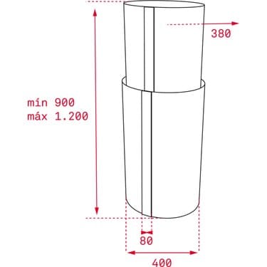 Teka CC 485 Ada Tipi Davlumbaz 771 m³/h Inox 40 cm 40480330 6