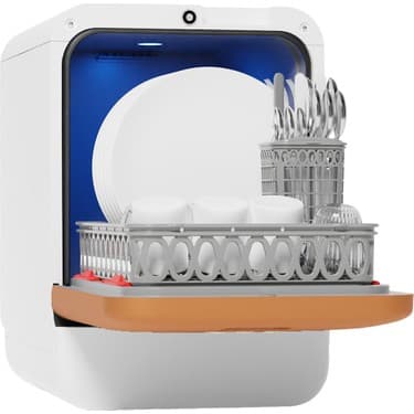 Bob Tezgah Üstü Mini Bulaşık Makinesi Karbeyaz Bakır 2