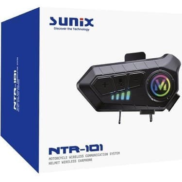 Sunix NTR-101 V5.3 IPX6 Su Geçirmez Motosiklet Kask Kulaklığı (1000 Mah) 3