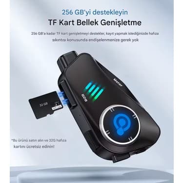 Vivopack Q28 Kameralı Intercom Motosiklet Kask Bluetooth Kulaklık 1080P 2