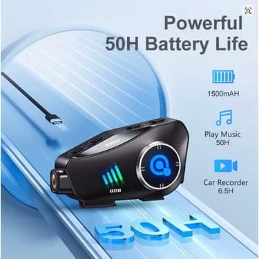 Vivopack Q28 Kameralı Intercom Motosiklet Kask Bluetooth Kulaklık 1080P 4