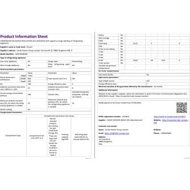 Hoover HHCR3818ENPL E Enerji Sınıfı 467 Lt No-Frost Gardırop Tipi Buzdolabı 6
