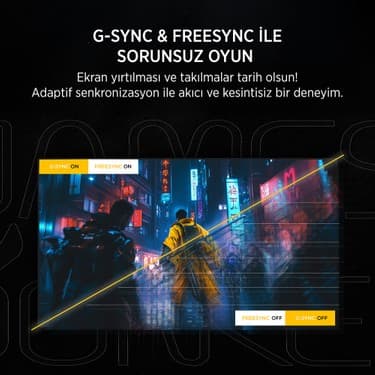 James Donkey Rion R10 24" 165Hz 1ms Fhd Va Curved Gaming Monitör (Sıfır Ölü Piksel Garantili) 6