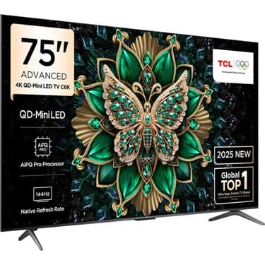 TCL 75C6K 75'' 190 Ekran Uydu Alıcılı 4K Ultra HD MiniLED Google TV 2
