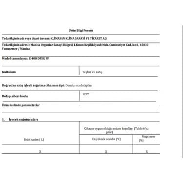 Şenocak D 400 DFSG Camlı Sandık Tipi Dondurucu - 410 Lt 2