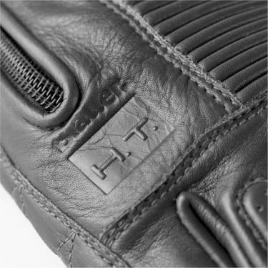 Blauer HT Blauer Banner Deri Korumalı Motosiklet Eldiveni Siyah 2