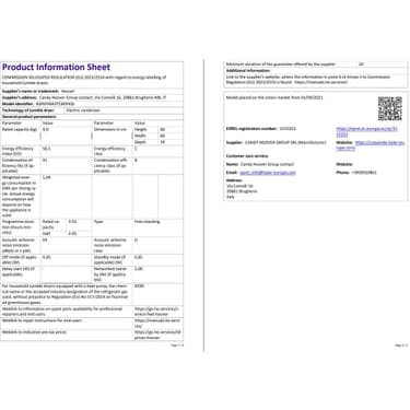 Hoover Ndpeh 9A3TCBERXSS 9 kg Wi-Fi  Bağlantılı Isı Pompalı Kurutma Makinesi 5