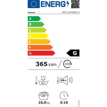 Hoover Ndp C10Tcberx-S 10 Kg Wi-Fi  Bağlantılı Kurutma Makinesi 2