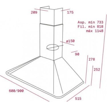Teka Dbt 60 Black Ankastre Davlumbaz 2