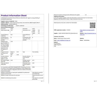 Haier HD100-A2939E-TR 10 kg Wi-Fi  Bağlantılı Isı Pompalı Kurutma Makinesi 5