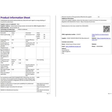 Haier HD110-A2959E-TR 11 kg Wi-Fi  Bağlantılı Isı Pompalı Kurutma Makinesi 5