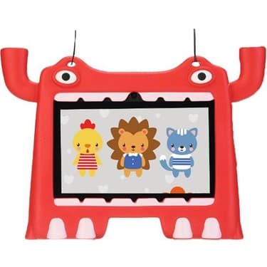 Torima T16 Kırmızı 4gb +128 GB Tablet Android 13 Çocuk Tableti Kılıf Hediyeli 2