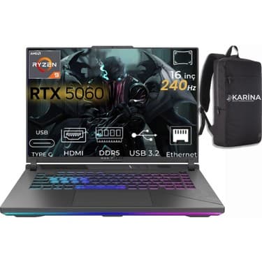 Asus Rog Strix G16 Ryzen 9 8940HX G614PM-S5062-055 32GB 4tb+4tb RTX5060 8gb Windows 11 Pro 16\ 2