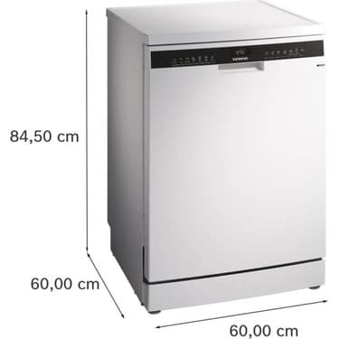 Siemens SN23EW63KT Bulaşık Makinesi 6 Programlı Beyaz 4