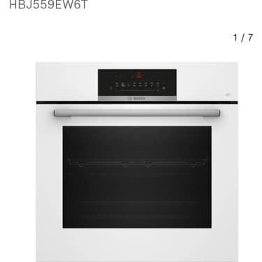 Bosch Beyaz Ankastre Set - HBJ559EW6T Fırın, PPP6A2B20O Ocak, DWK66PJ20T Davlumbaz 5