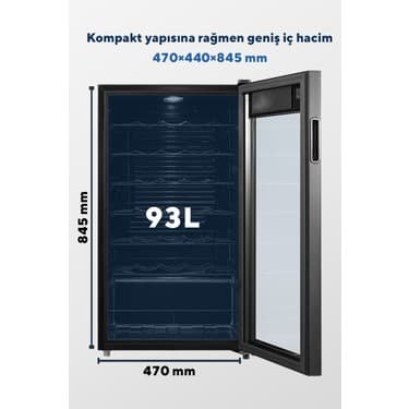 Kumtel 93L Içecek Soğutucu Minibar Hmb-93 3